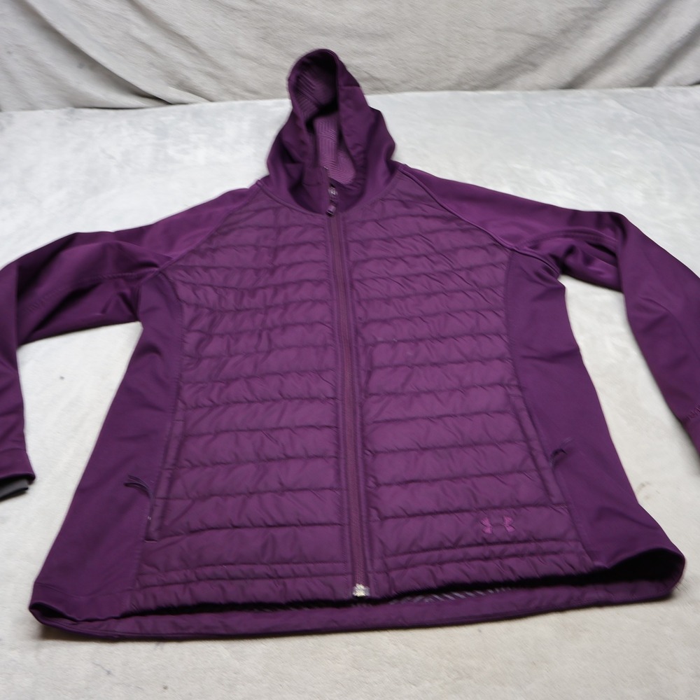 Under Armour Storm Jacket Womens XL Purple ColdGear Infrared Insulated‎ Hybrid